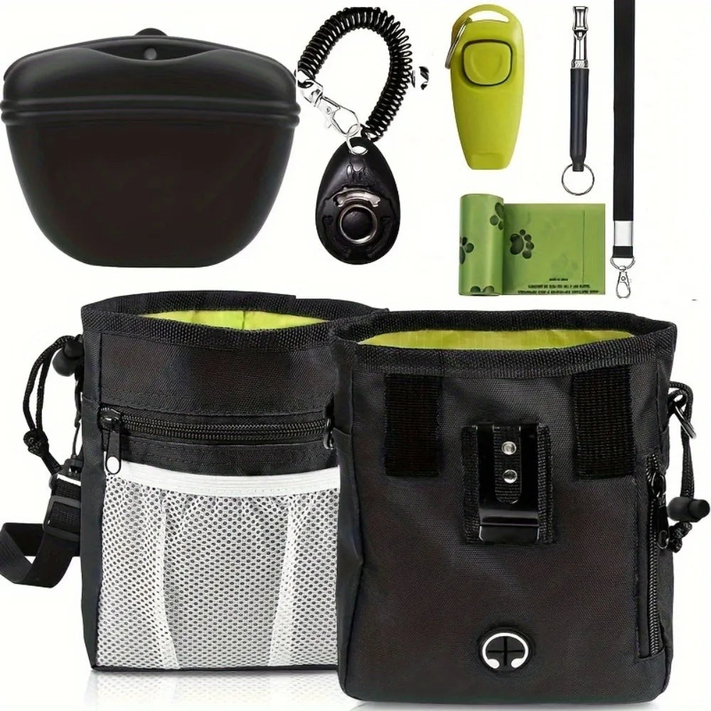 Dog Training Treat Pouch & Accessory Kit
