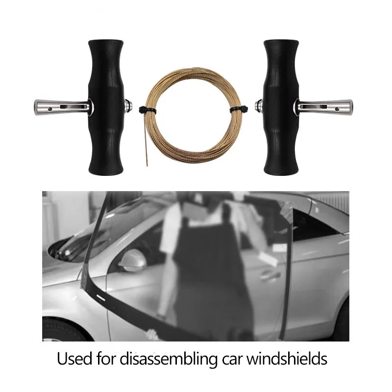 Windschutzscheiben-Schnittdraht Entferner-Kit