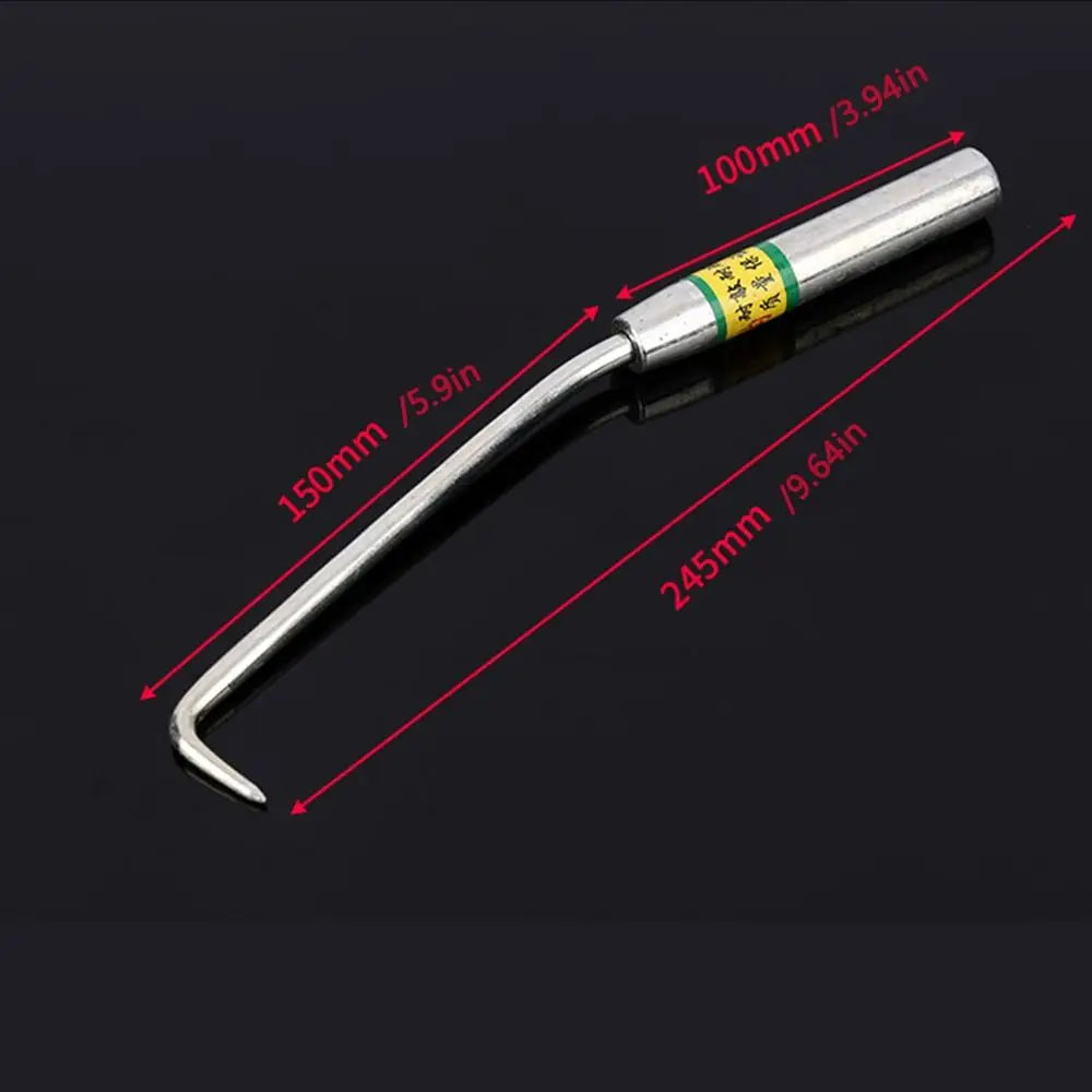 gancio a legatura per armature con ritorno a molla