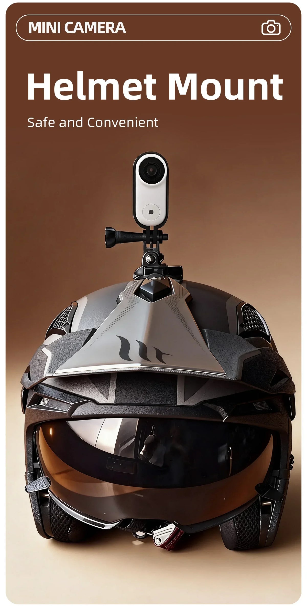 Mini Action Camera 1080P Wearable POV Sports Recorder