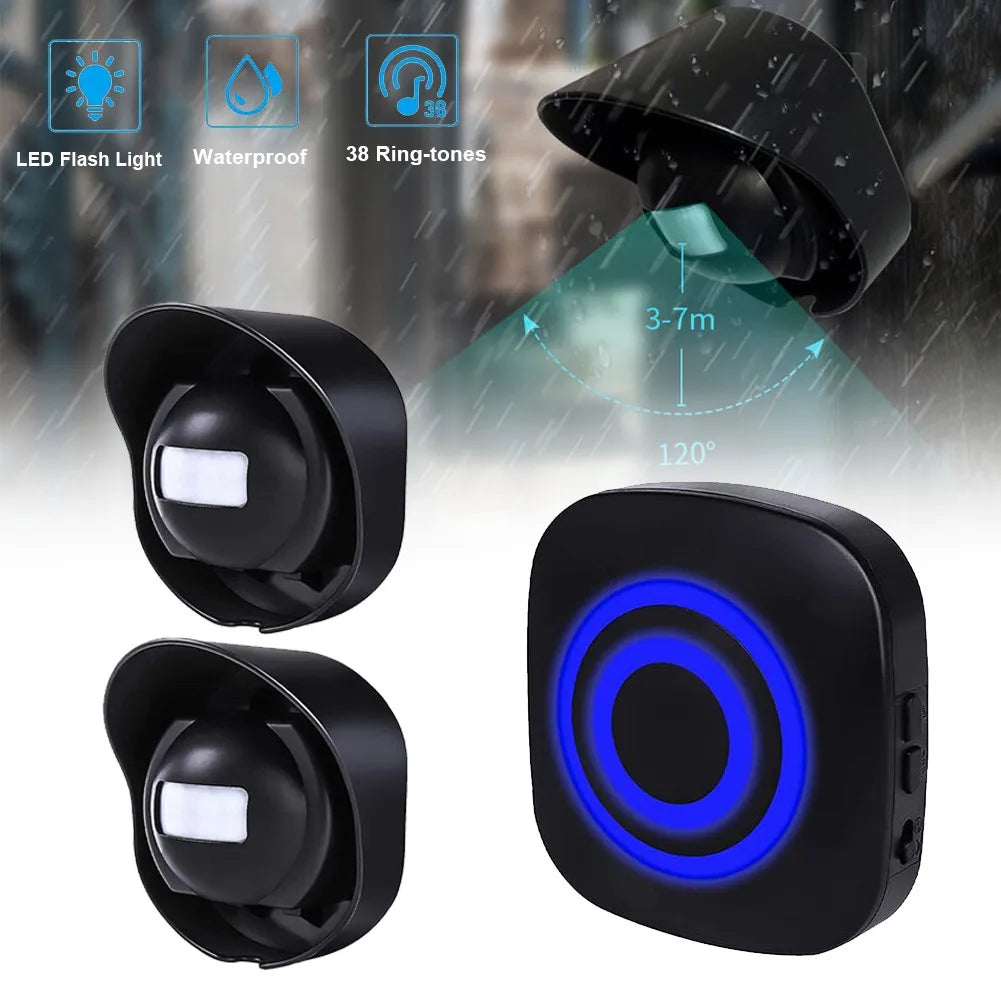Juego de bienvenida con sensor PIR inalámbrico