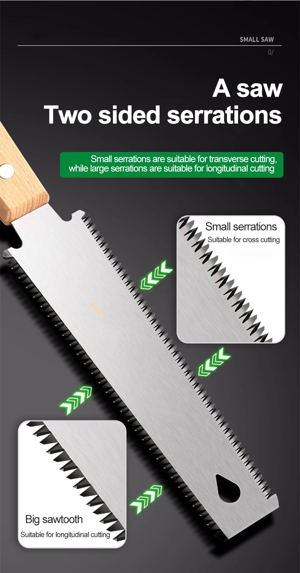 Japanese-Style Woodworking Pull Saw - Blade Options