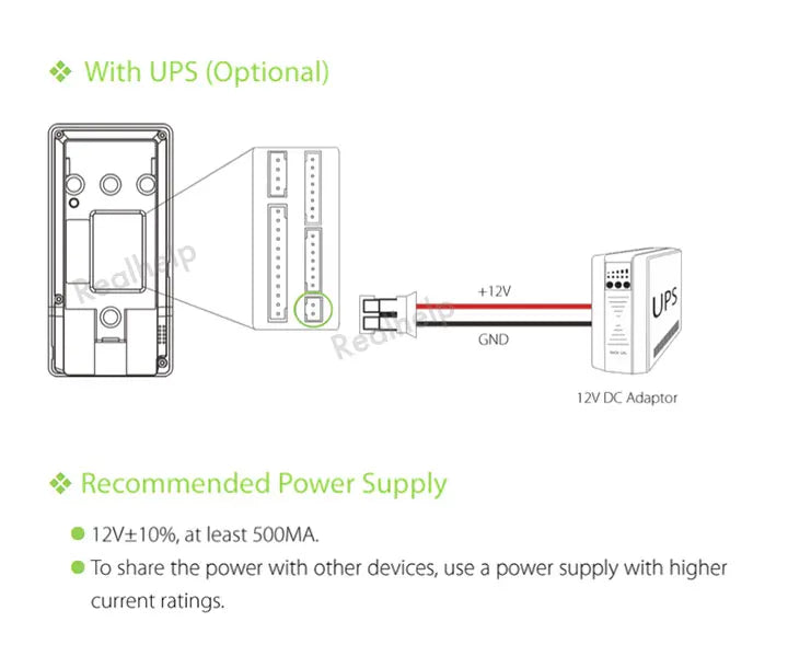 Docházkový terminál ZKTeco na otisky prstů s Wi‑Fi a 3000 šablonami