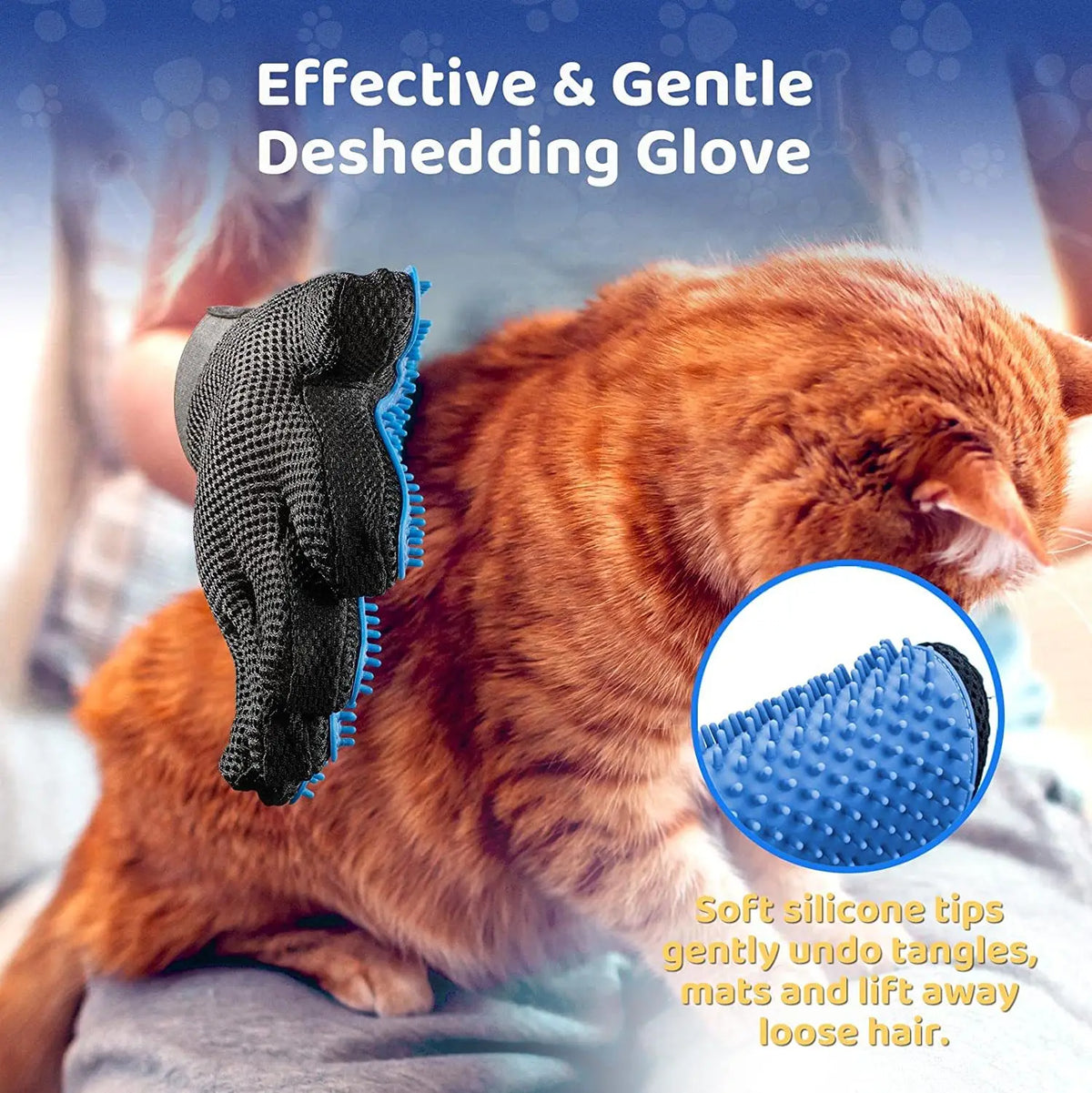 Pet Grooming Glove, Left- or Right-Hand Options