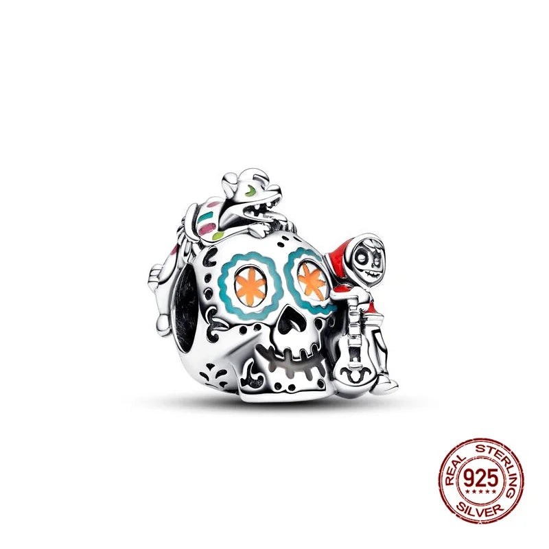 925 Silver Witch Charm Bead for Disney-Inspired Bracelets