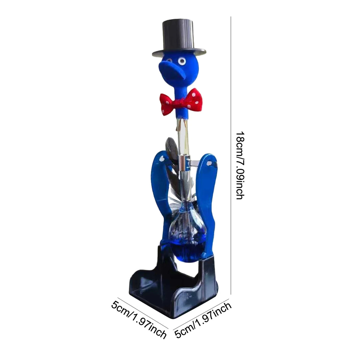 Στολίδι γραφείου Bobbing Glass Drinking Bird