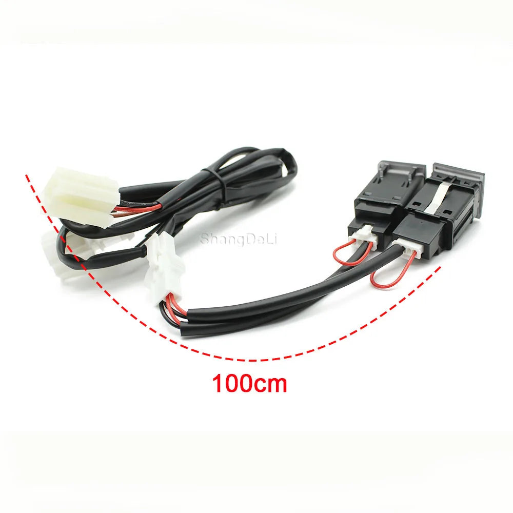 Car USB Charger PD Quick Charge Adapter for Select 2006-2012 Vehicles