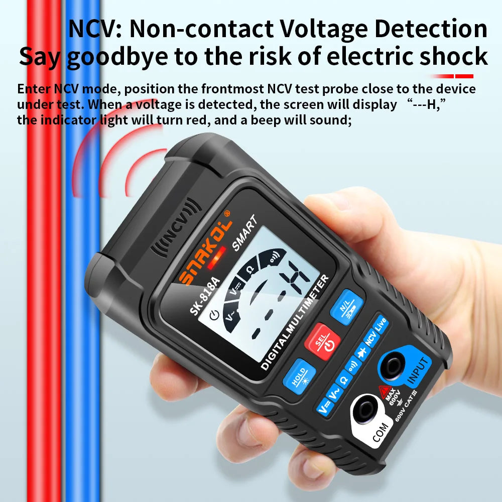 SK-818A Auto-Range Digital Multimeter