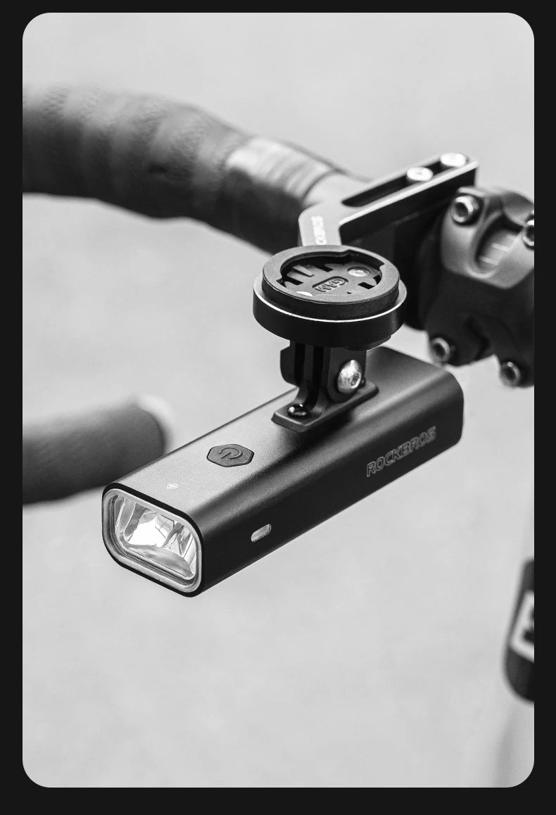 Bike Front Light 400/800LM USB-C Rechargeable IPX6 Aluminum