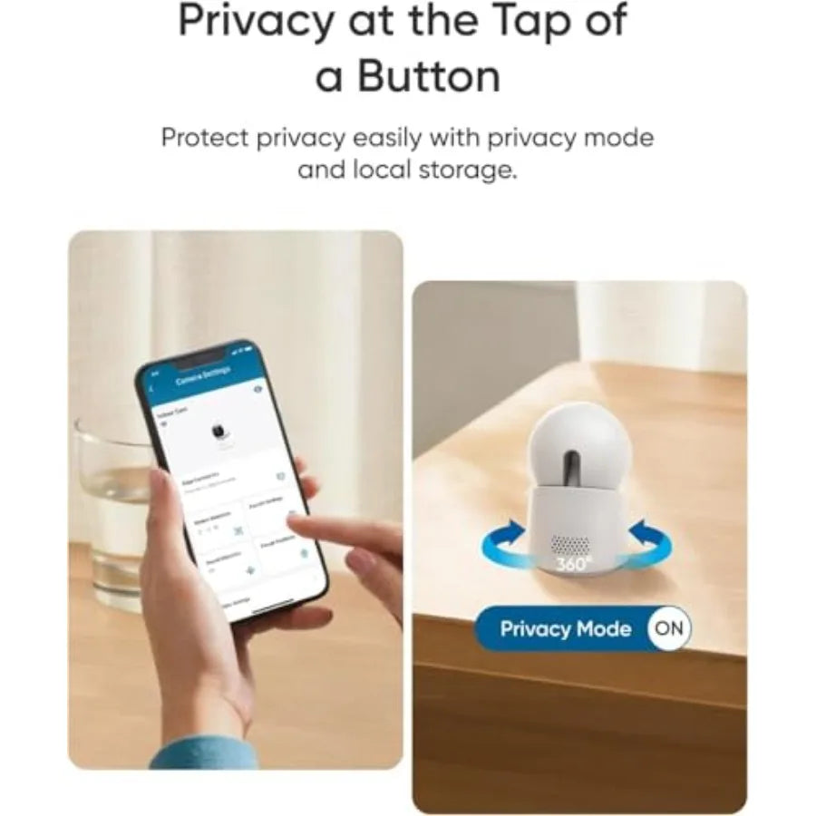 E30 4K Indoor Camera for Pet, Baby, and Nanny Monitoring