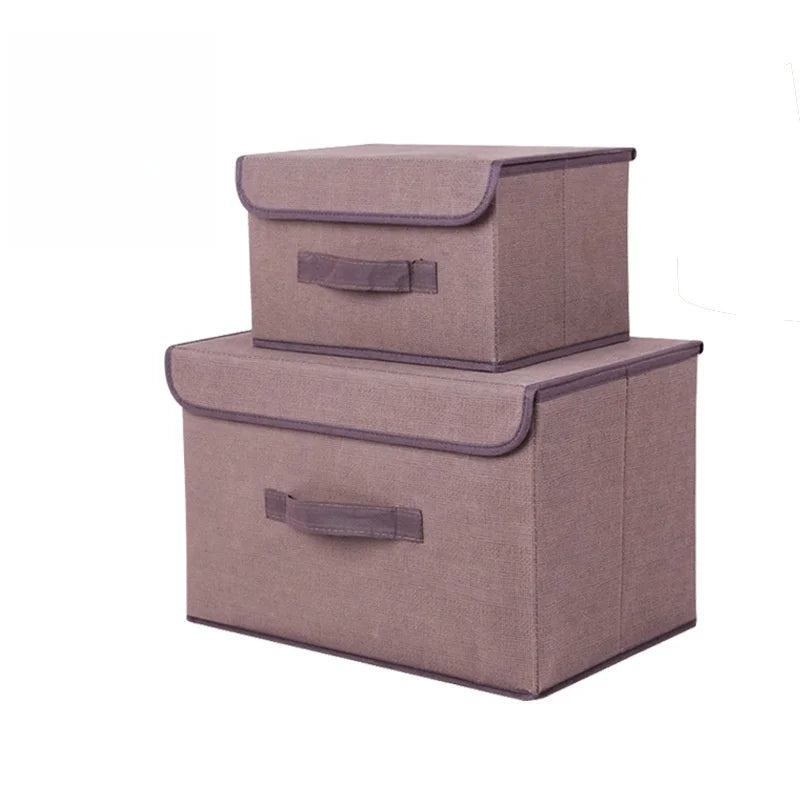 Folding Fabric Storage Box, Size and Colour Options