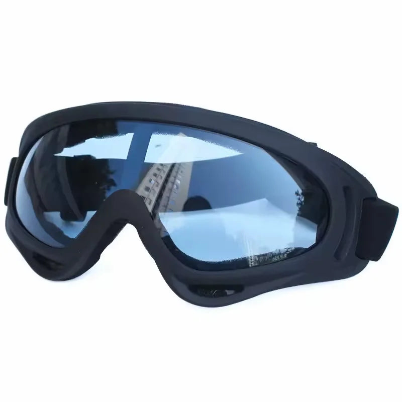 DIZETION 1Pc Winter Windproof Skiing Glasses Goggles Outdoor Sports Eyewear Glasses Ski Dustproof Cycling Lens Frame Sunglasses