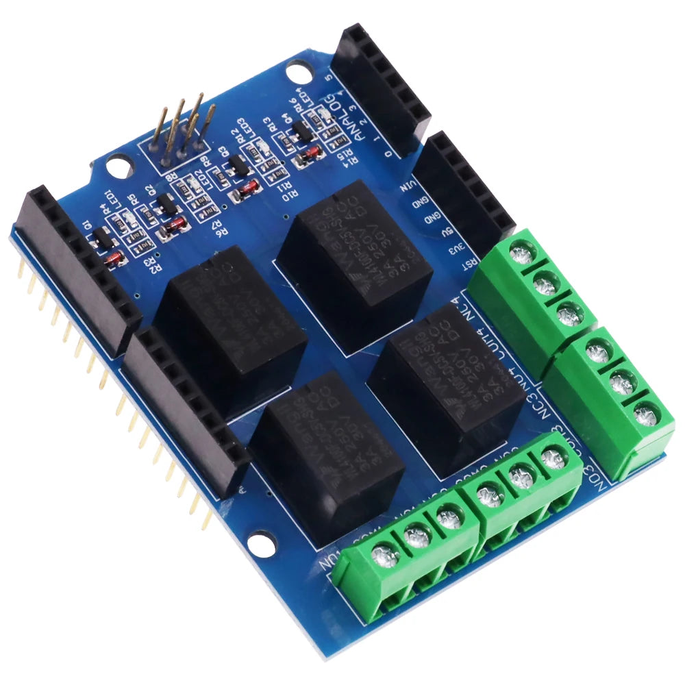5V 4-Channel Relay Shield Module for Arduino UNO R3