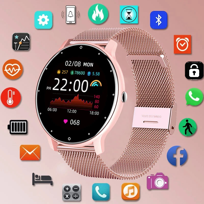 Smartwatch with Activity Tracking and Weather Display