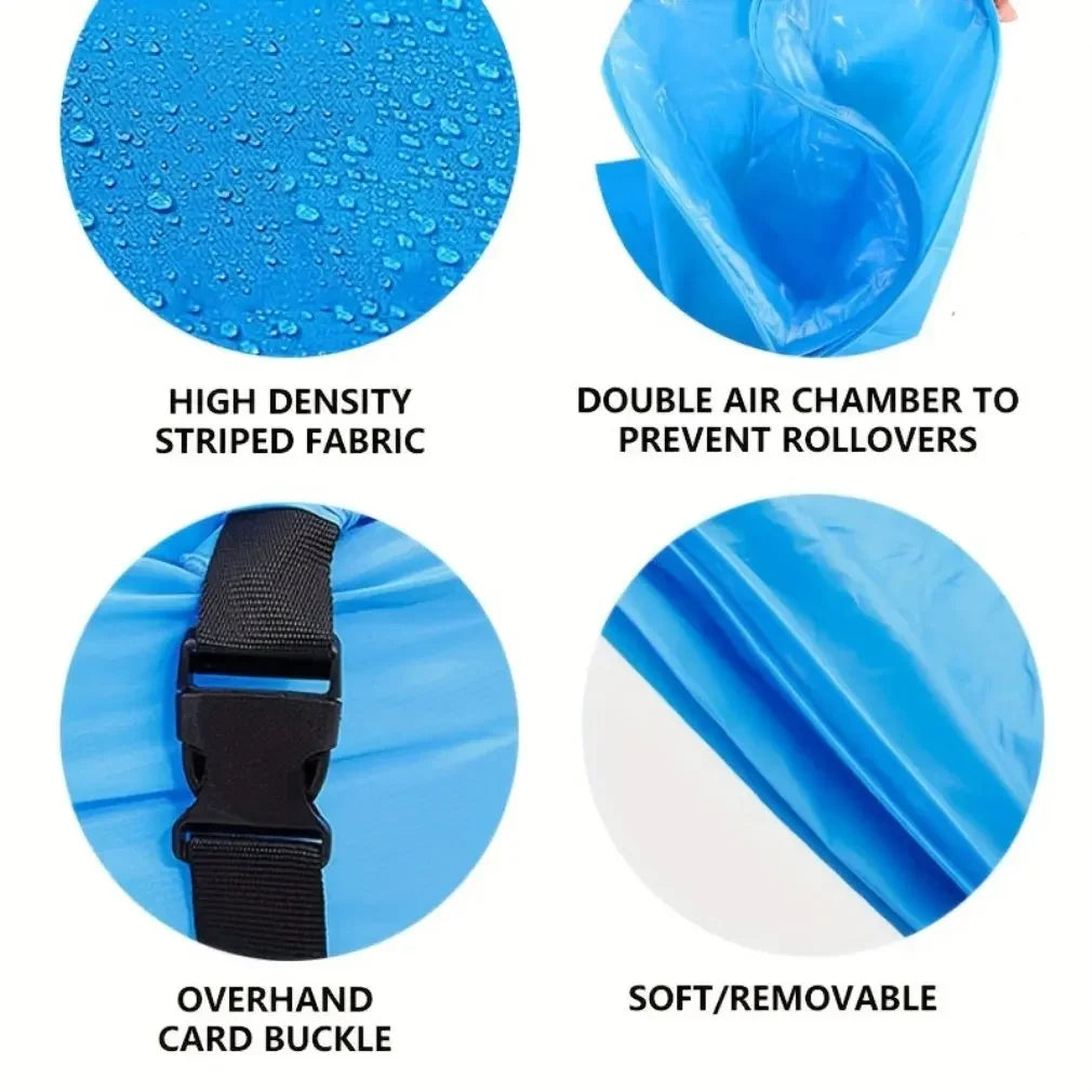 Prijenosni vanjski napuhavajući ležaljka za sjedenje