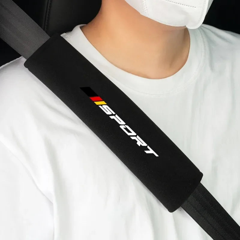 2 Pcs Soft and Comfortable Car Seat Belt Cushions, Personalized and Fashionable Seat Belt Cushions, Suitable for Vehicle Use
