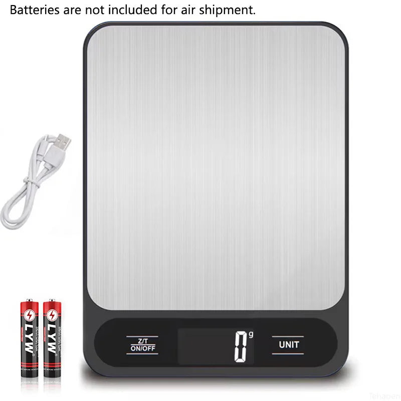 Digital Kitchen Scale - Battery or USB Charging