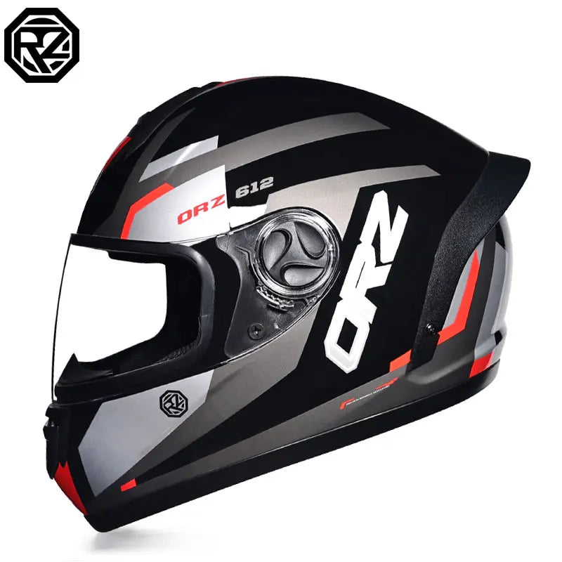 ORZ Full Face Motorcycle Helmet DOT Approved, Unisex ABS+PC