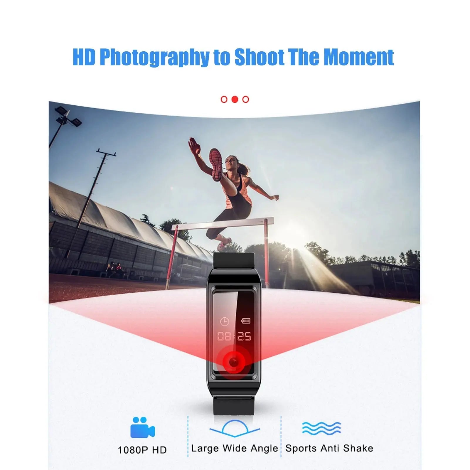 Camera Recorder Watch Recorder Watch HD Noise Reduction Voice Activated Sweat Proof Camera Recorder Bracelet for Meeting Speech Spy-shop.com