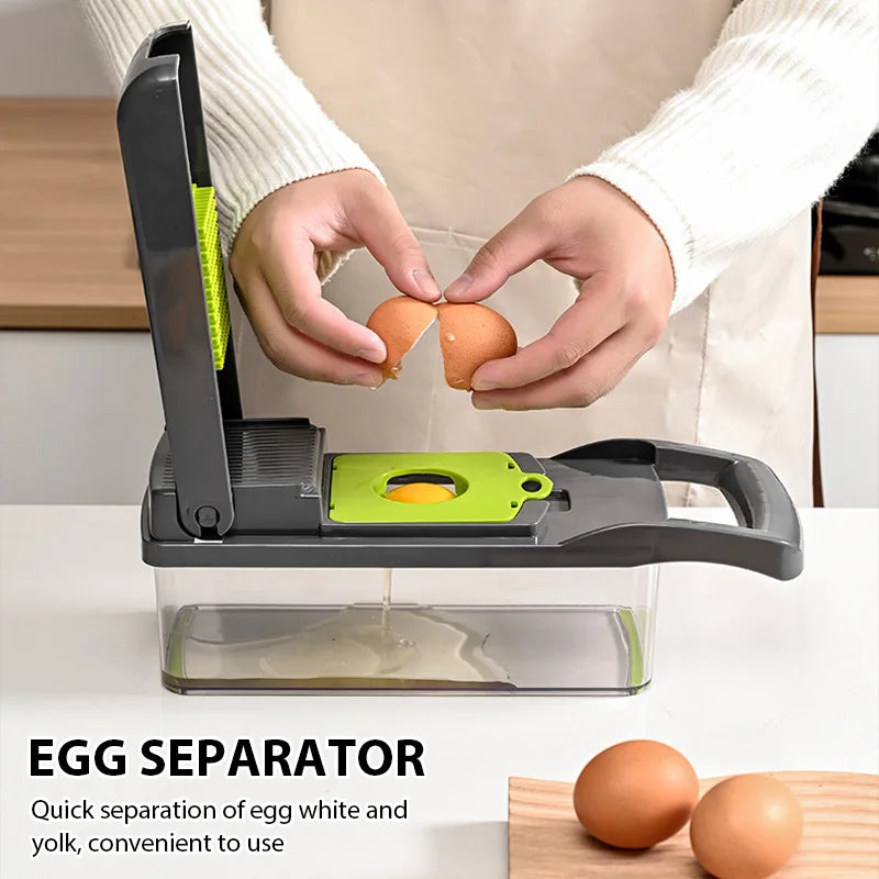 16-in-1 Mandoline Slicer and Vegetable Grater, Stainless Steel