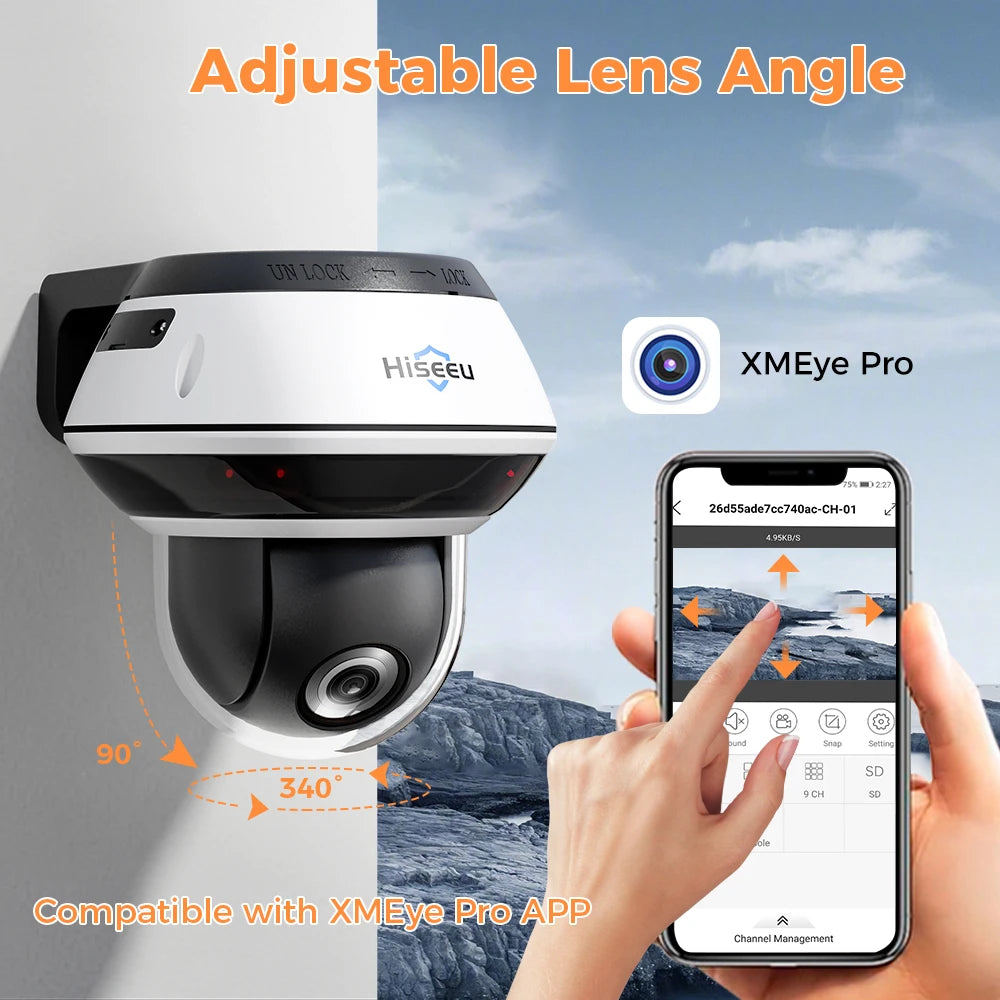 6MP Vandal-Proof PoE IP Dome Security Camera with Zoom