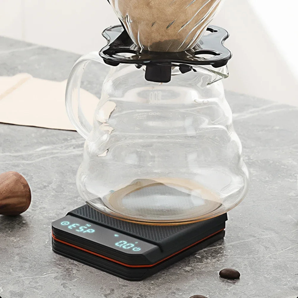 Balança de café mini com temporizador, 2 kg / 0.1 g