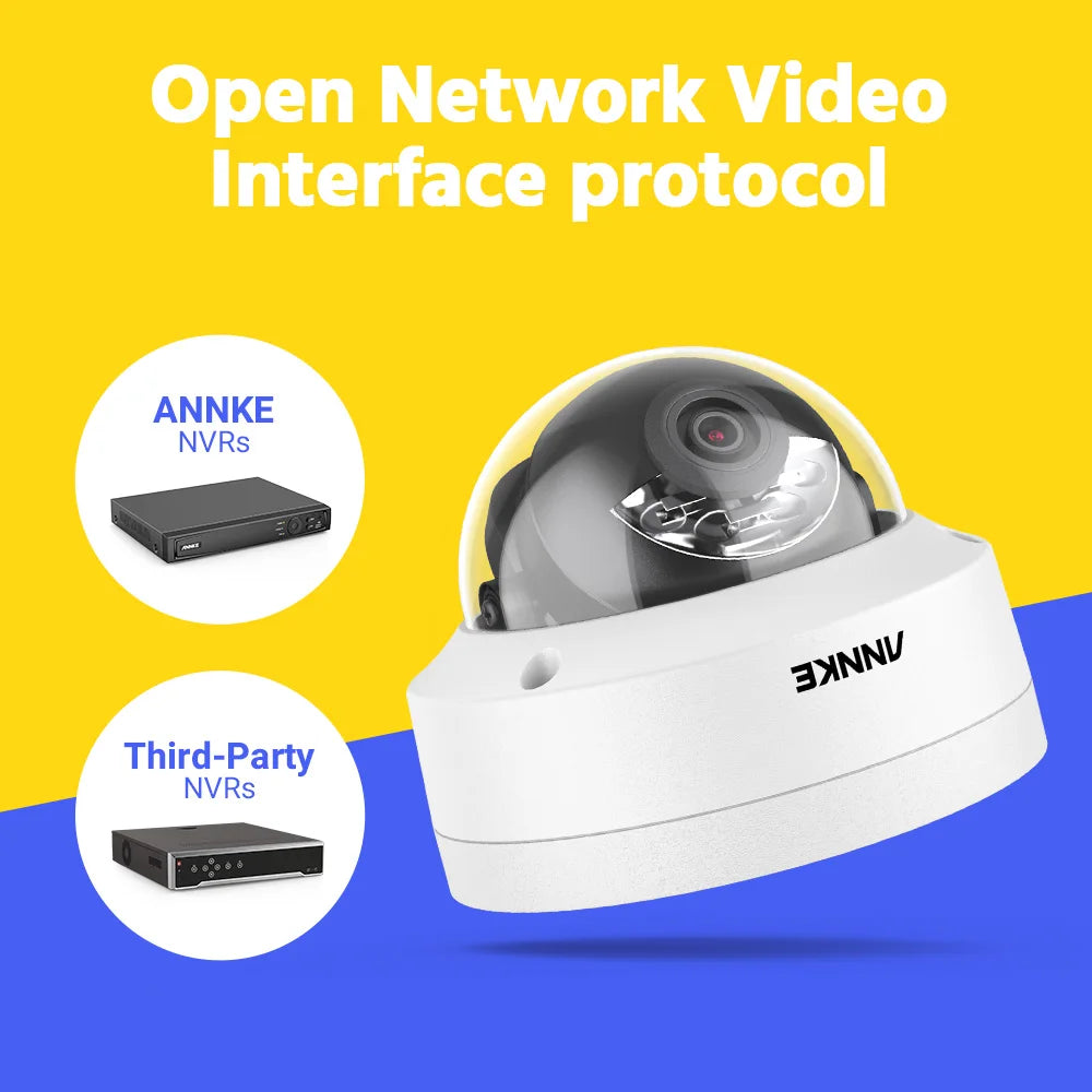 4K 8MP PoE Security Camera with Color Night Vision and Audio