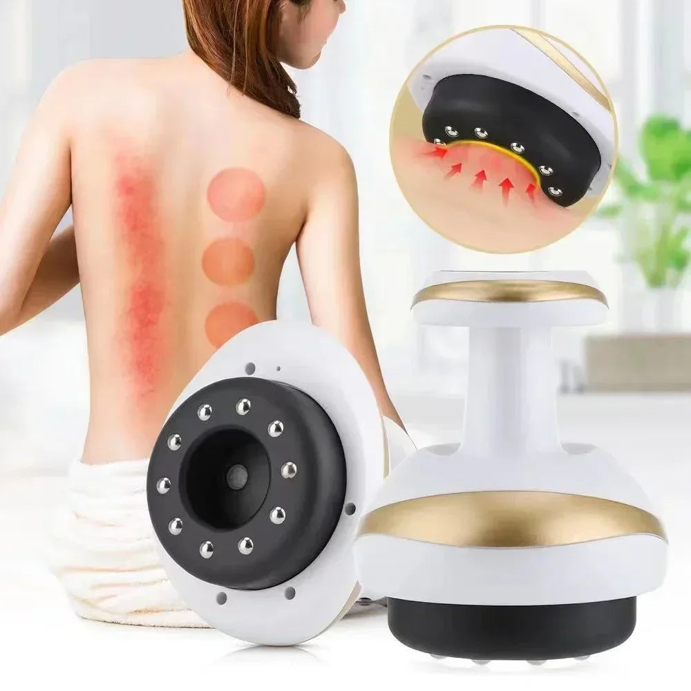 6/9 Gear Negative Pressure Vacuum Suction Cup Body Fat Burner Scraping Massage Home Plug in Electric Cupping Massager