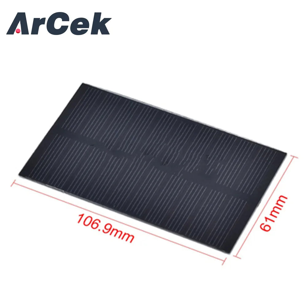 1 W 5 V Mini Monocrystalline Solar Panel