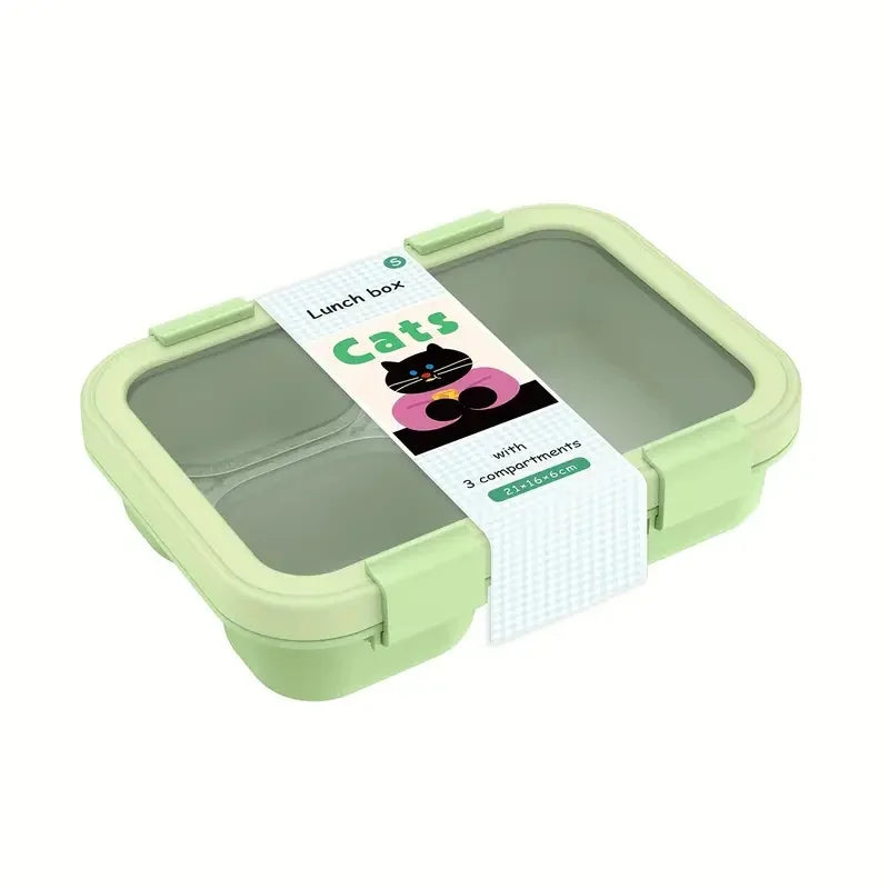 Stackable Bento Lunch Box with Carry Handles