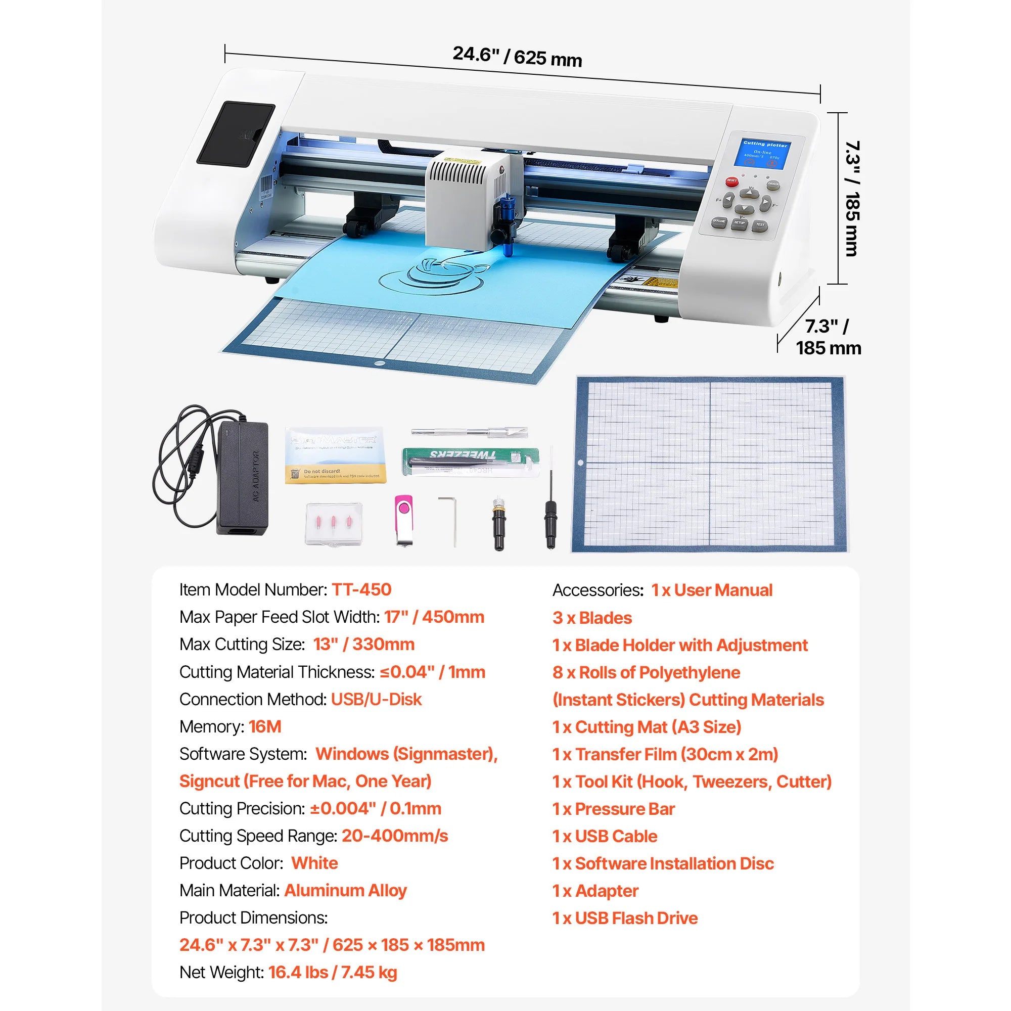 Automatic Vinyl Cutter Machine with Edge Detection & Design Software