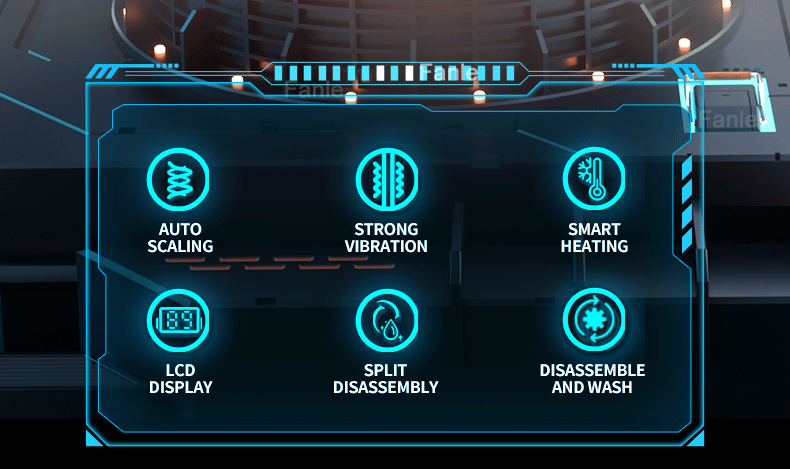 Чоловіча мастурбаційна чаша телескопічний нагрітий мастурбатор із присмоктуванням