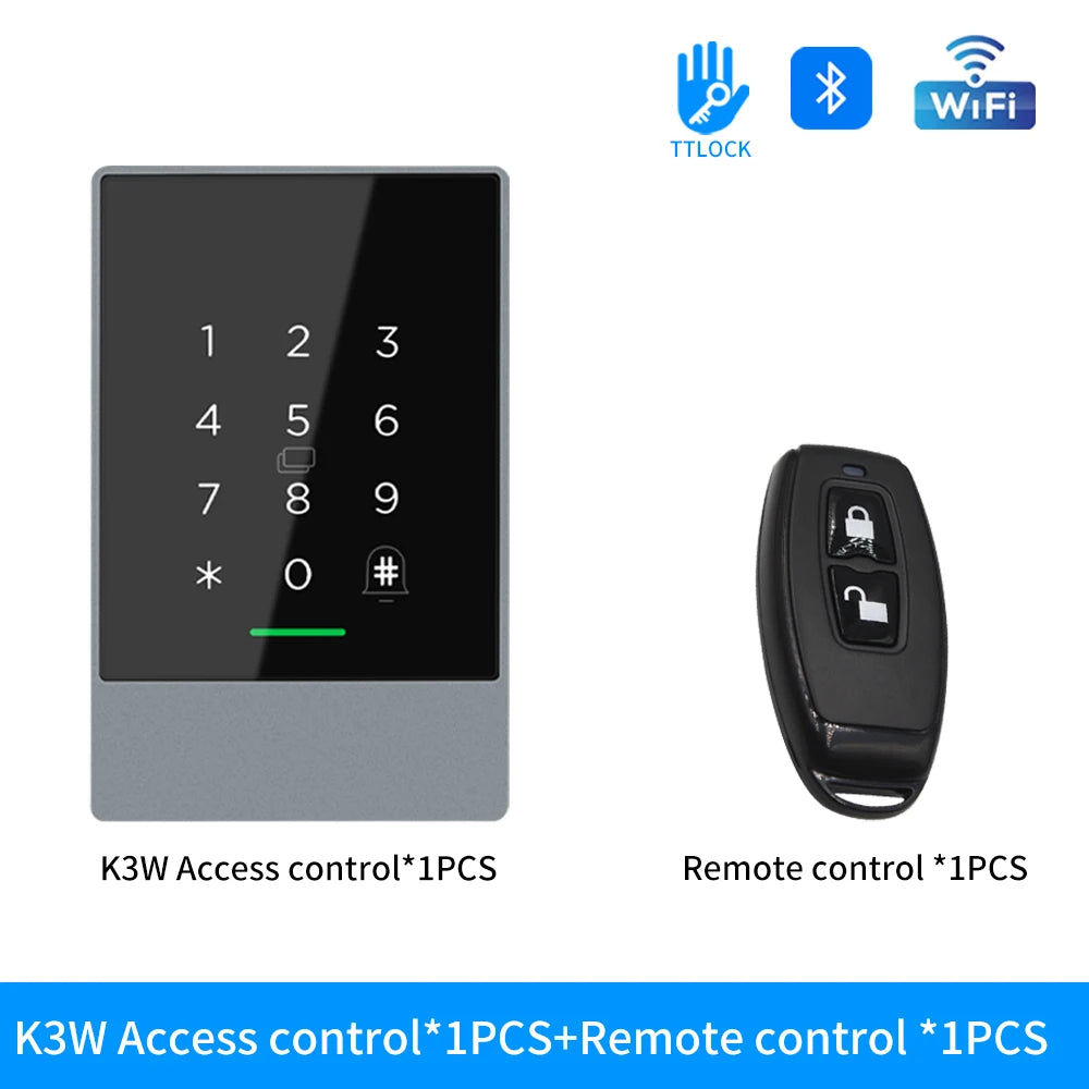 Έξυπνη Κλειδαριά Πόρτας με WiFi & Bluetooth και Πληκτρολόγιο, με Έλεγχο Πρόσβασης μέσω Εφαρμογής