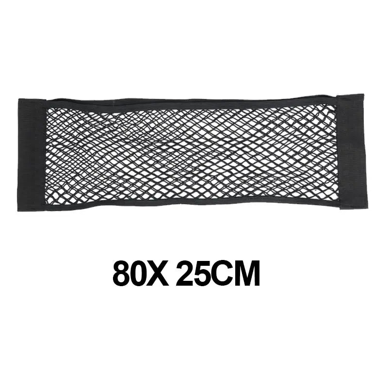 Car Trunk Storage Bag Nylon Mesh Nets Auto Back Rear Trunk Organizer Elastic String Luggage Net Holder Pocket Vehicle supplies