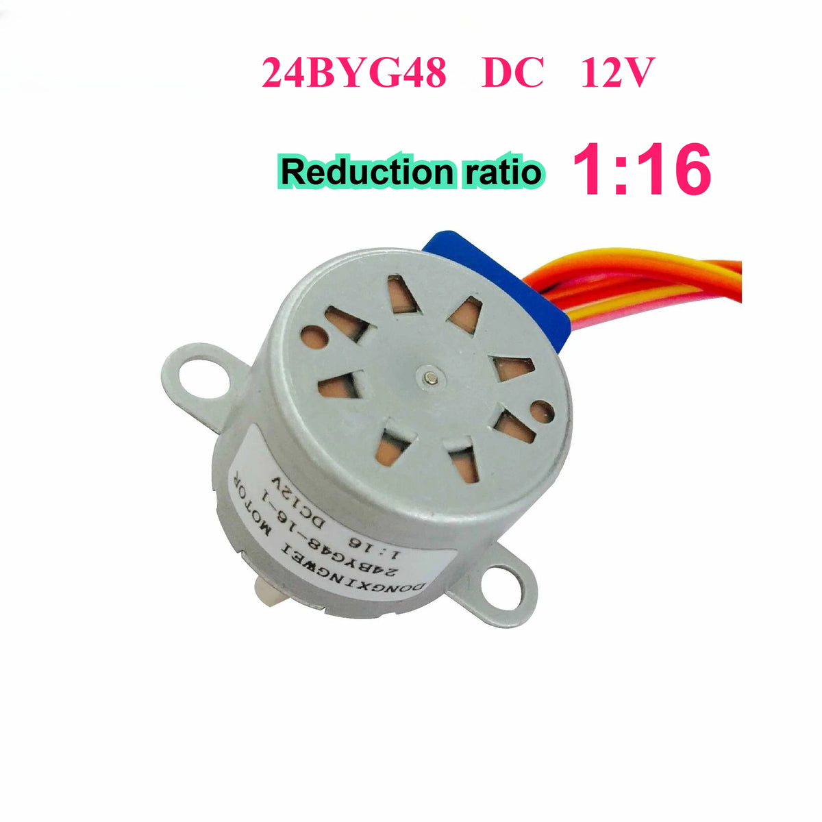 24BYG48 koračni motor s reduktorom, 5 V ili 12 V
