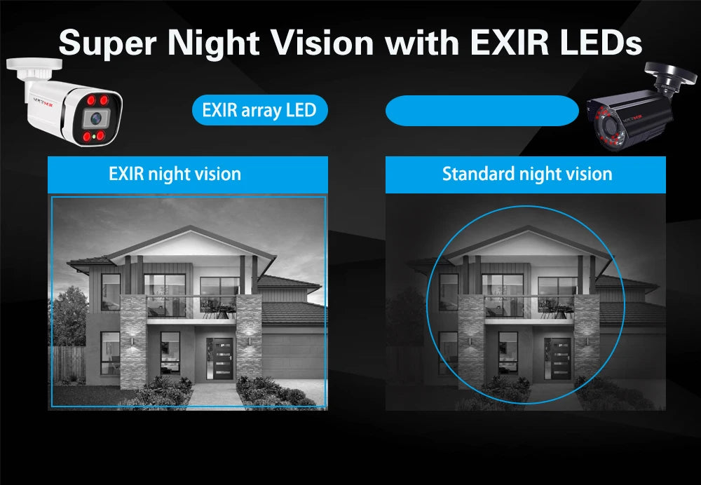 4K PoE IP Surveillance Camera with Audio Night Vision Waterproof Bullet