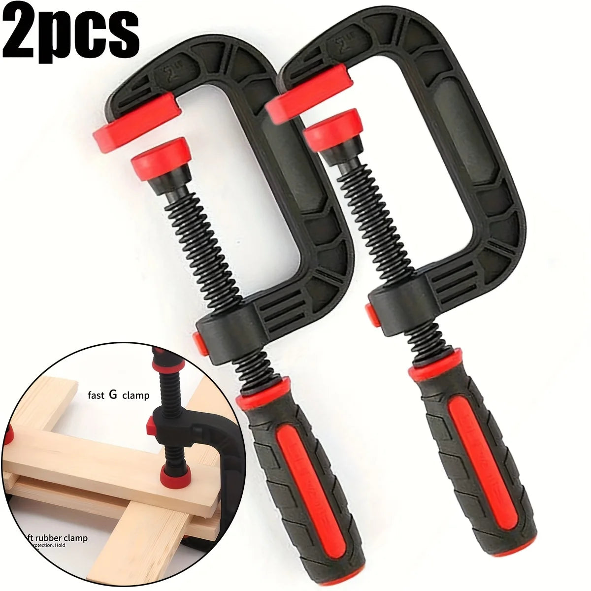 Two-Piece Seven-Inch Spring Clamp Set