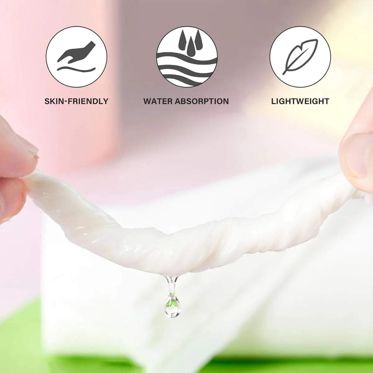 Compressed Cotton Face Towels for Travel, Camping and Daily Use