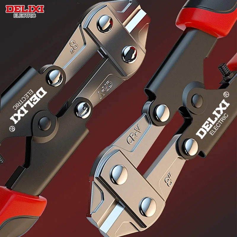 8-Inch Compact Bolt Cutters with Compound-Link Handles