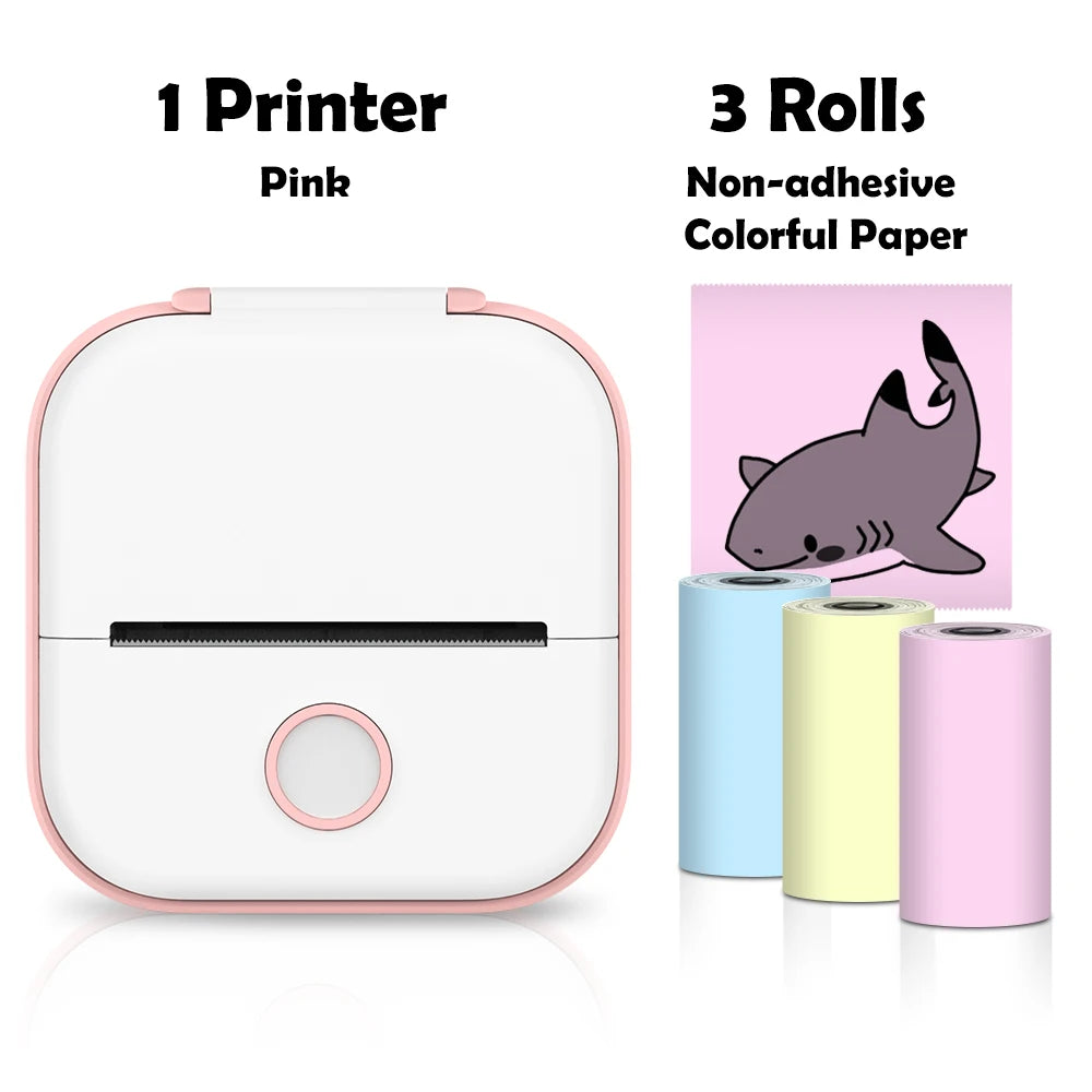 Mini drukarka termiczna Bluetooth Phomemo T02, 53 mm