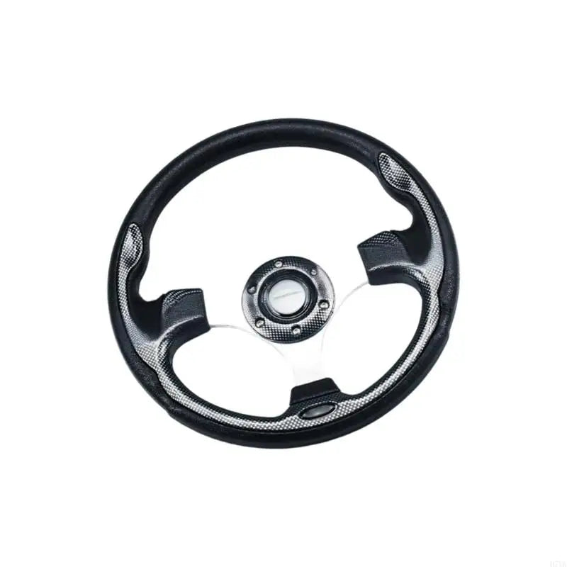 13-Inch PU Steering Wheel with Carbon Fiber Texture Grip