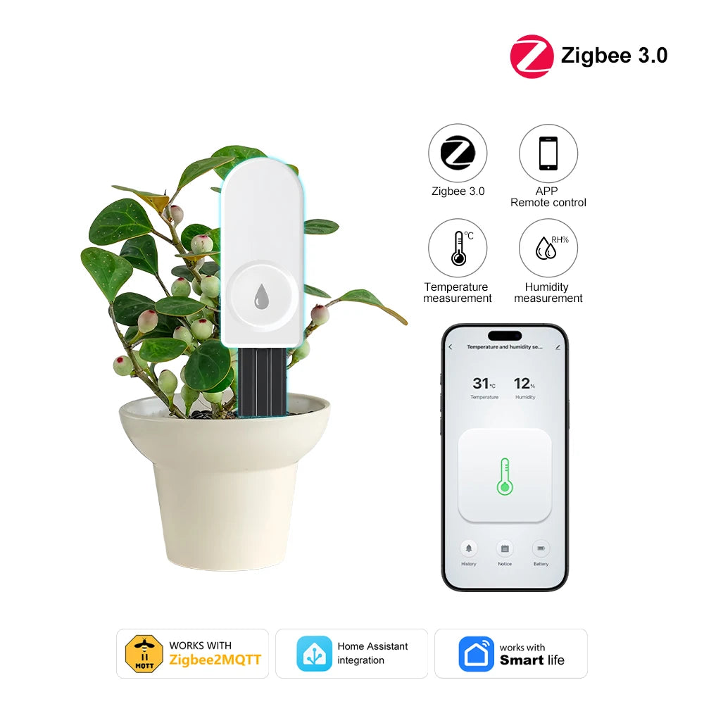 Zigbee Soil Moisture Sensor for Zigbee2MQTT