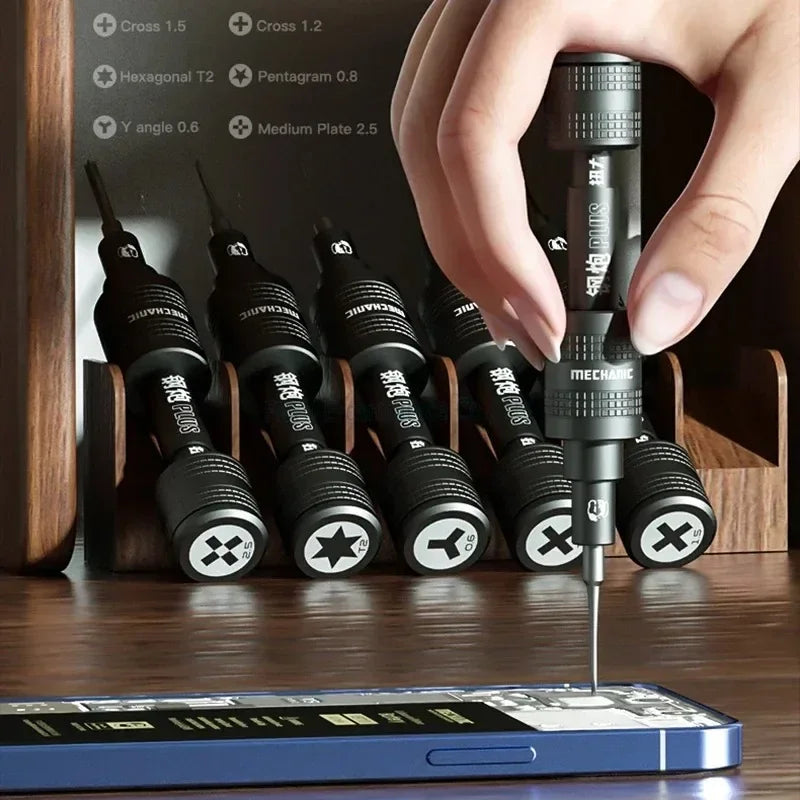 Precision Manual Screwdriver - Tip Options