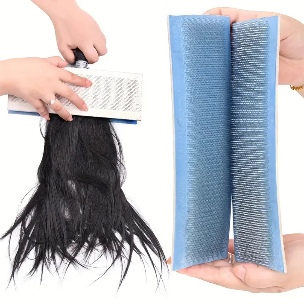 Hair Extension Hackle and Holding Tool