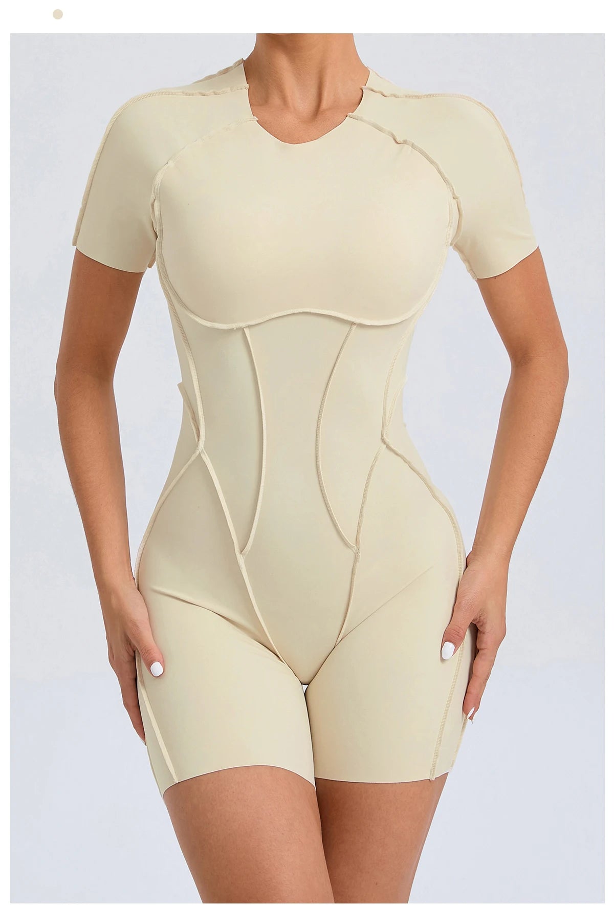 Short Jumpsuit Gym Clothes For Women Sportswear Fitness Overalls Backless Scrunch Booty Yoga Suit Sports Set Outfit