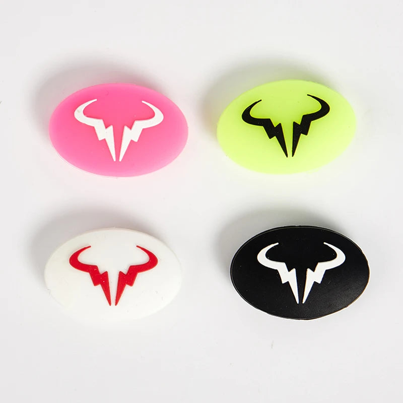 5pcs Tennis Cartoon Racket Shock Absorber Vibration Dampeners Silicone Durable Tennis Accessories