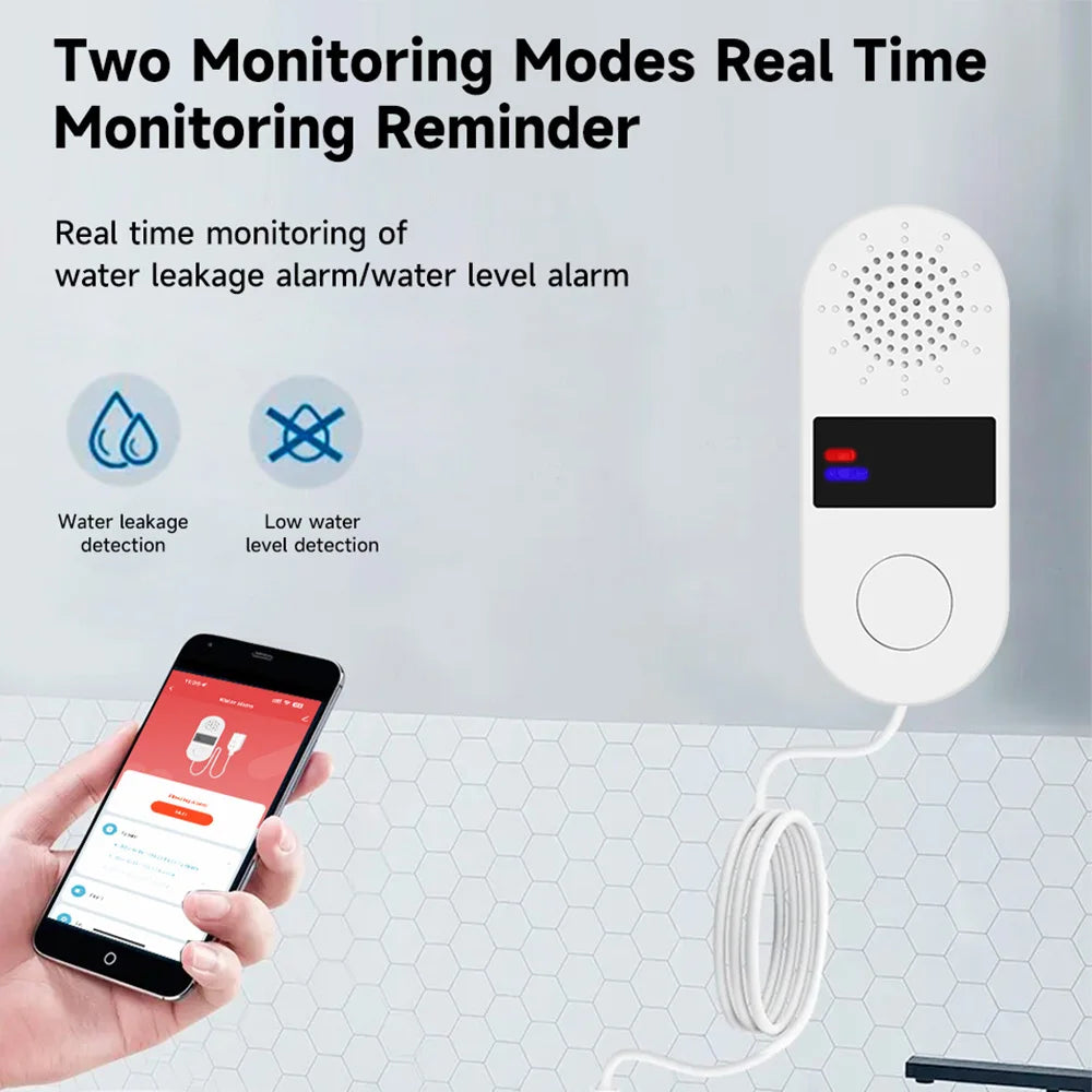 Smart Water Leak Alarm - Wi-Fi or Zigbee