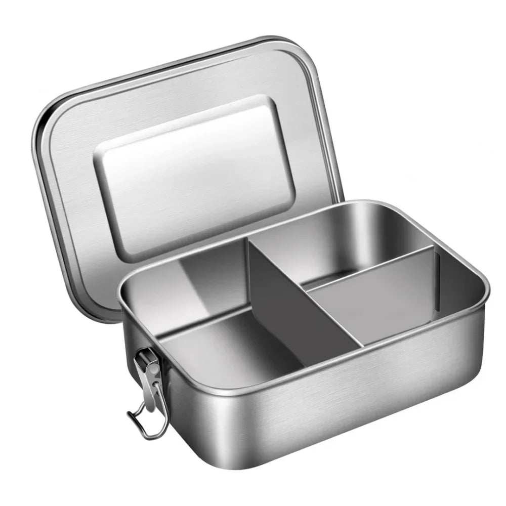 Stainless-Steel Lunch Containers, Size/Bag Options