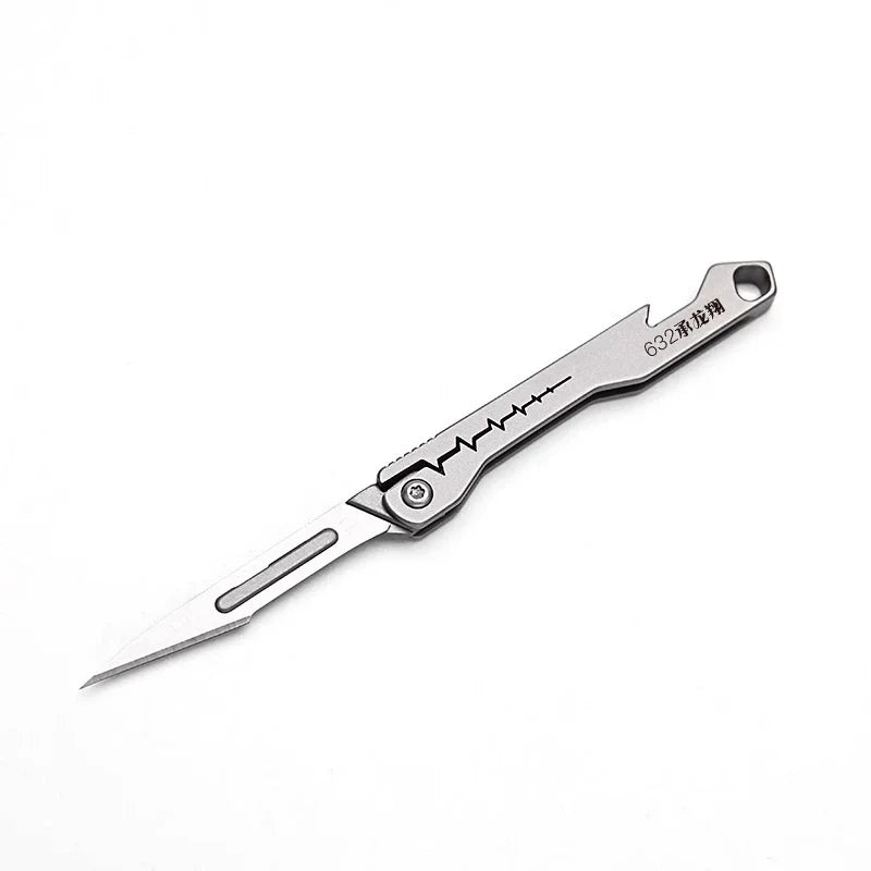 Stainless Steel Fast‑Open Scalpel Mini Bottle Opener Knife