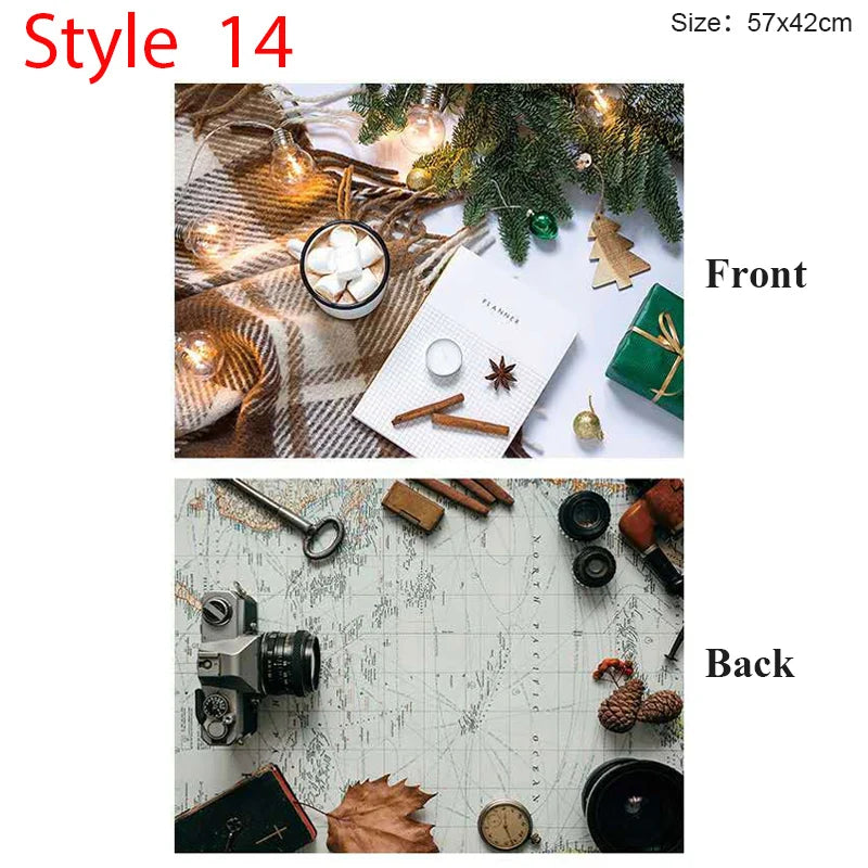 Double-Sided Photo Background Sheet, 57 × 42cm